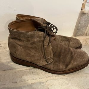 Frye Mens Murray Suede Chukka Boots Leather M 3483691 EUC